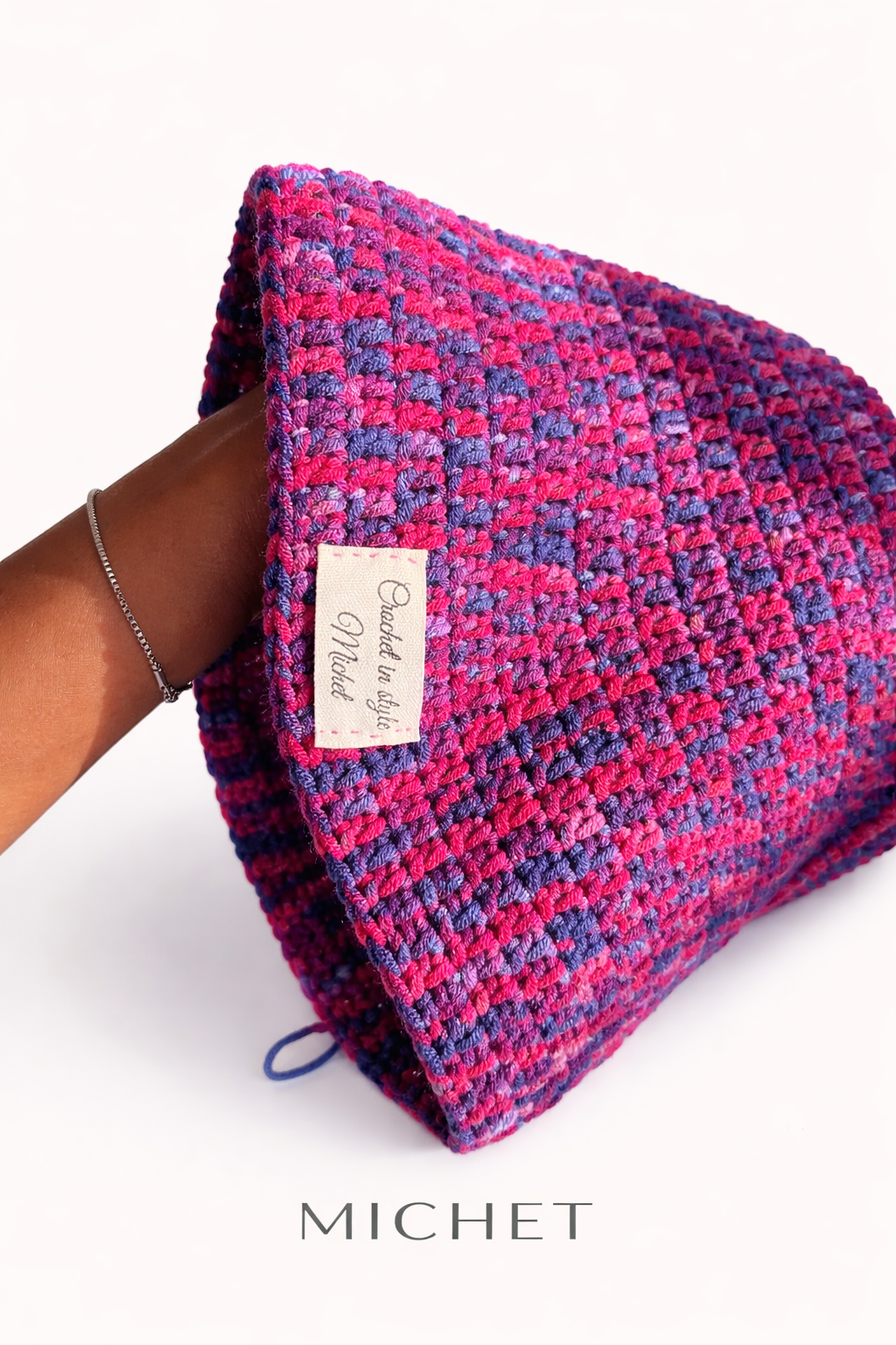 MICHET Berry Crochet Bucket Hat