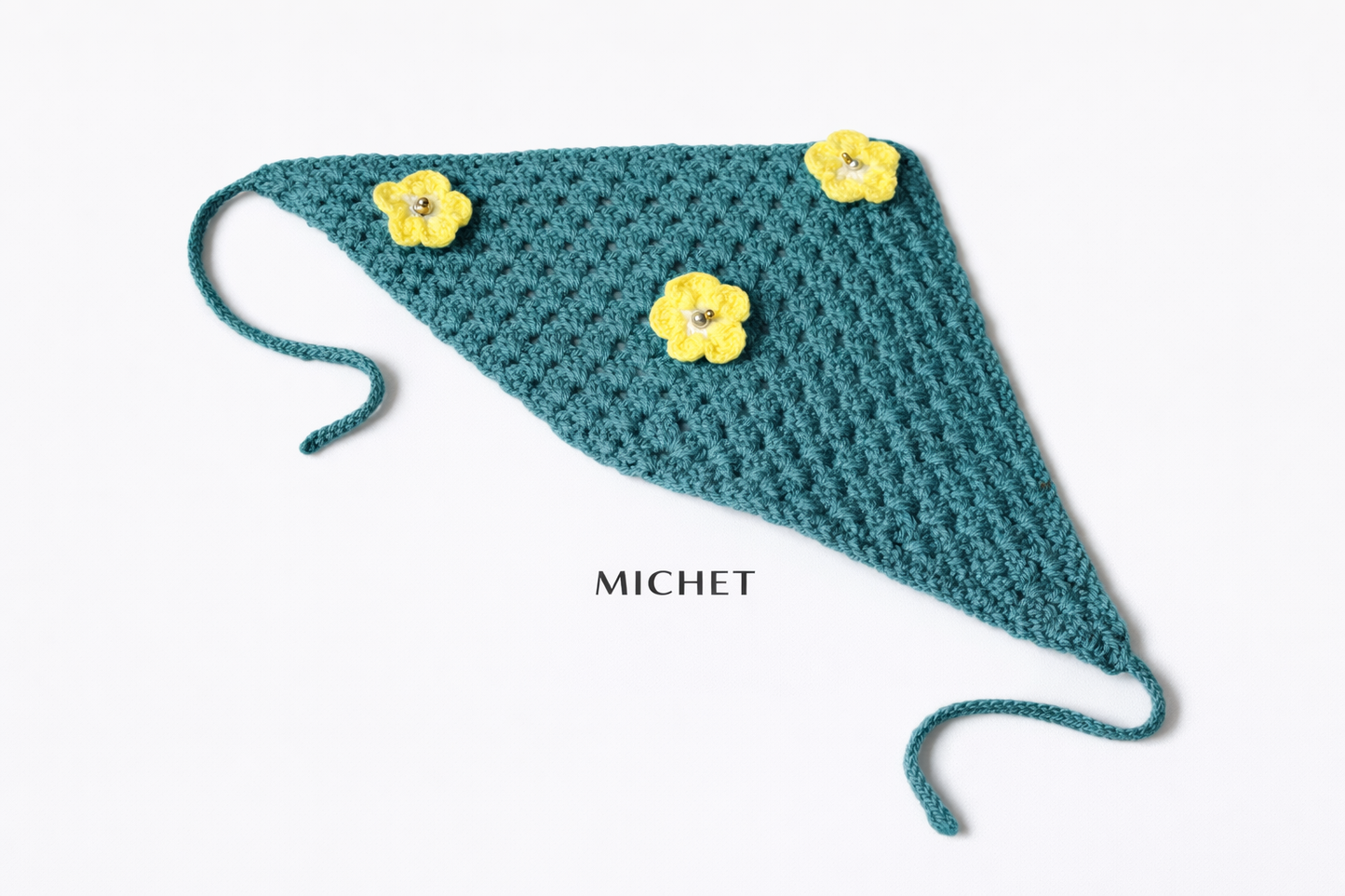 MICHET Meadow Bloom Crochet Bandana