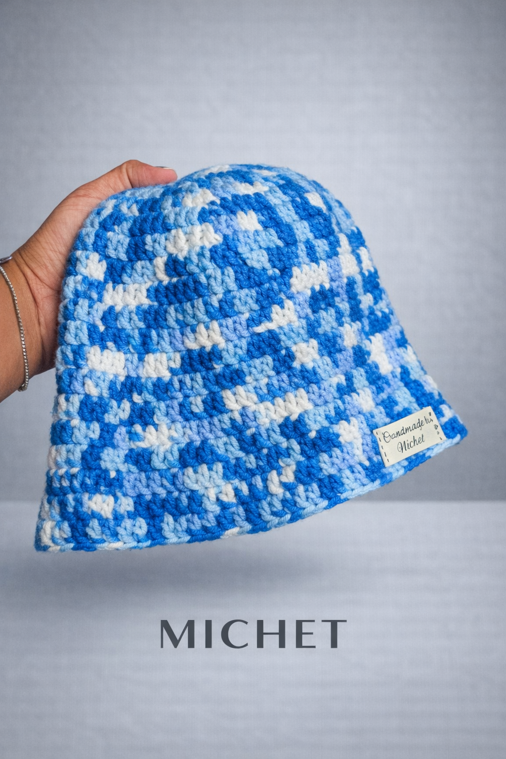 Ocean blue bucket hat