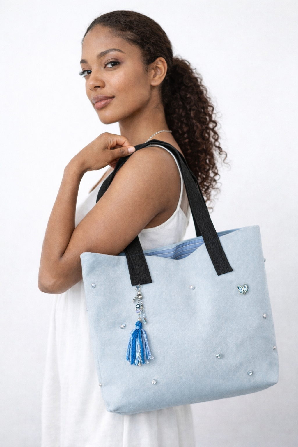 MICHET Sky Pearl Tote